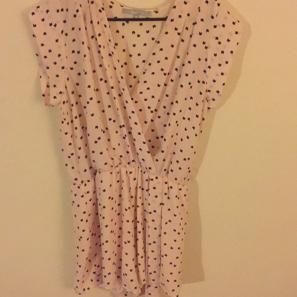 Pink kitty romper - Picture 3 of 4